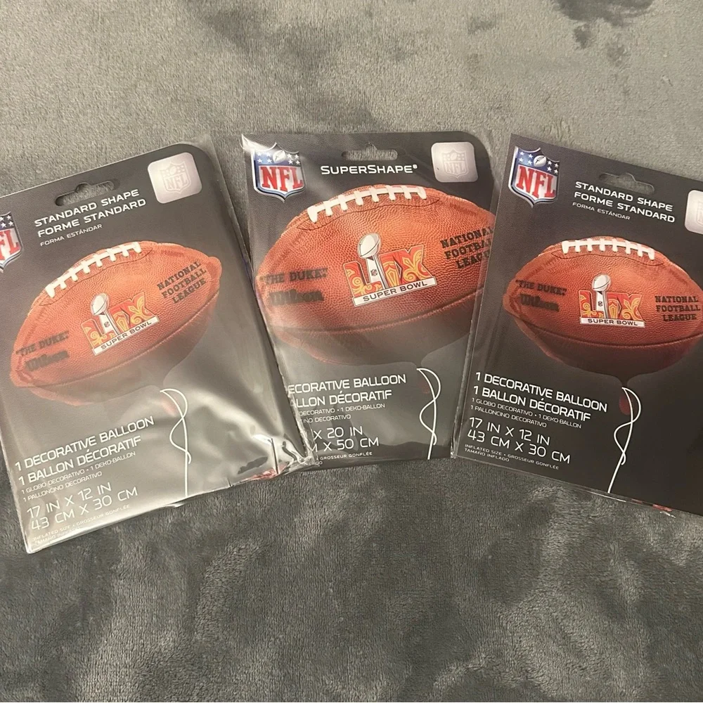 Super Bowl Balloons Football Party Decorations 1 Super Shape 2 Standard